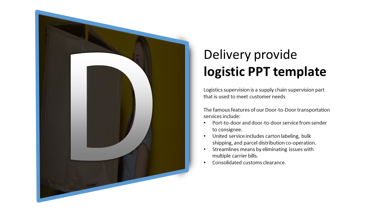logistics ppt template